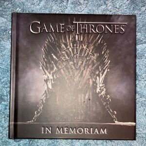Game of Thrones In Memoriam Coffee Table Book - Black